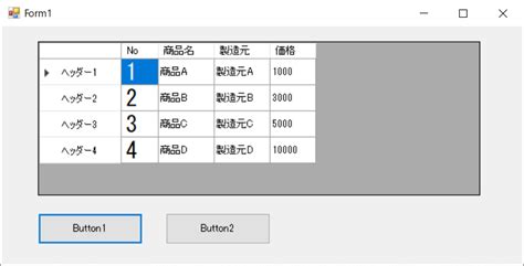 DataGridView コントロールのサイズ設定オプション .